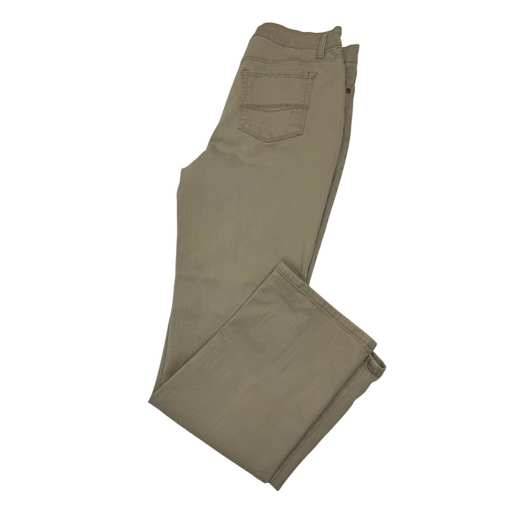 SKU3167 Bandolino Women's Size 10 Mandie Tan / Light Beige Straight Leg Jeans